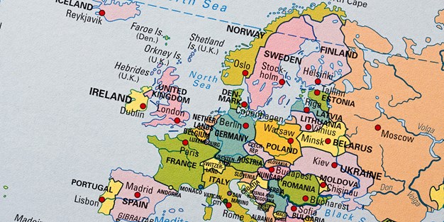 Europakart. Foto